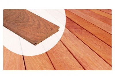 Lame de terrasse padouk 21x145 cm 2,60 m SFM STE FORESTIERE DU MAINE