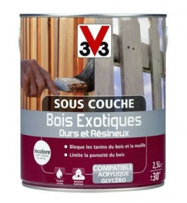 Sous couche bois incolore 2,5 l V33