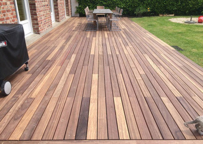 Lame de terrasse en padouk Softline 20 x 100 x 2400 mm soit 1.200 m2