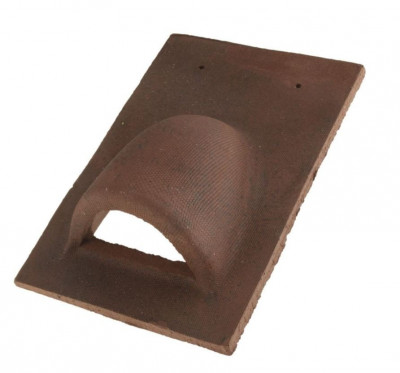 Tuile chatière avec grille Eminence brune 35 cm² TERREAL ROUMAZIERES