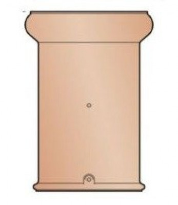 Faitière 1/2 ronde ventilée lanterne ardoise WIENERBERGER