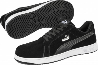 Chaussures Iconic Suede Black Low S1PL ESD FO HRO SR taille 41 PUMA