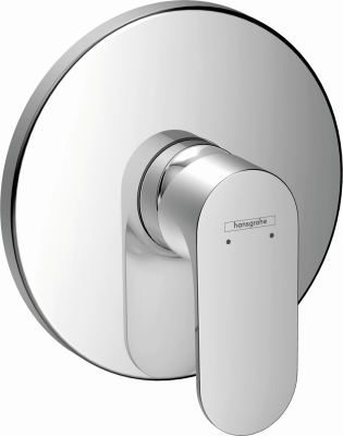 Set de finition Rebris S pour mitigeur douche encastré chromé 150 x 150 mm HANSGROHE