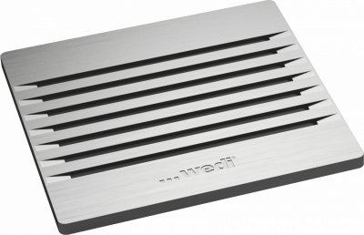 Profilé Fundo Fino 4.1 grille inox massif carrée 115 x 115 x 5 mm WEDI