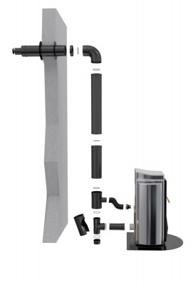 Kit Bioten raccordement façade CMG Atlantis 80/125 mm TEN