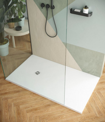 Receveur de douche Neo Plus Kromat ardoise bianco 1200 x 1400 mm HIDROBOX