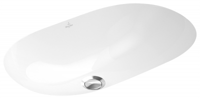 Vasque à encastrer par le dessous O.Novo blanc ceramicplus 208 x 420 x 700 mm VILLEROY ET BOCH