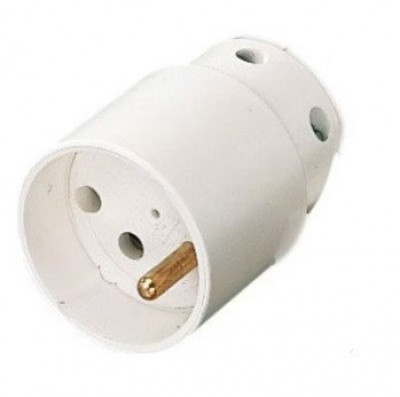Fiche femelle 2P+T blanche SONEPAR