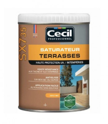 Saturateur terrasse SX735 teck 1 l V33