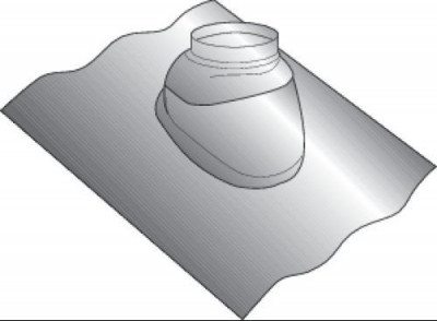 Tuile à douille CX63 DD 35° à 55° noir 180 x 265 x 510 x 725 mm BDR THERMEA