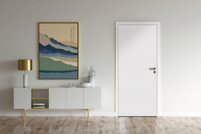 Bloc-porte alvéolaire Créancofort prépeint isoplane Rive_Droite huisserie 72 gauche poussant 93 cm KEYOR FONMARTY