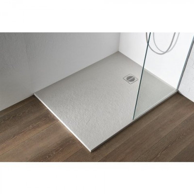 Receveur ardoise Domao ciment grille résine 140 x 90 cm CONSTRUPLAS SL