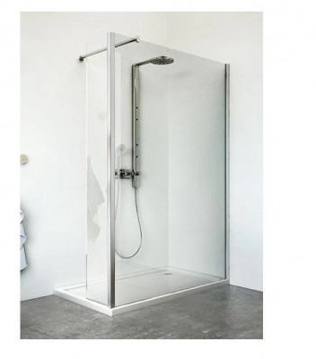 Elément mobile Walk-In argent poli brillant ROTH