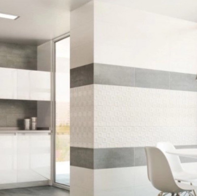 Carrelage mural Bora Perla gris 45 x 45 cm ARGENTA CERAMICA