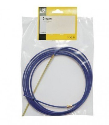 Gaine Téflon bleu 4 m + Complément laiton + Fil alu GYS