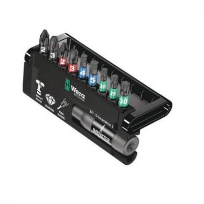 Etui d'embouts Bit-Check 10 Impaktor 1 SB WERA WERK