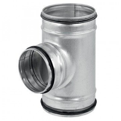 Té égal avec joint 80 mm ATLANTIC CLIMATISATION VENTILATION