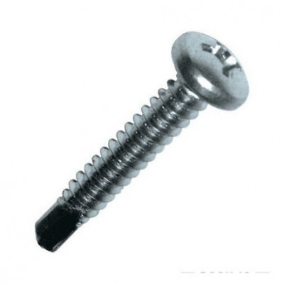 Vis autoperceuses acier tête cylindrique crantée PH2 4.8 x 25 mm SCELL-IT