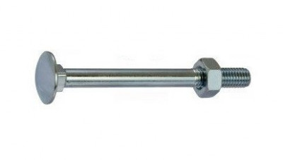 Boulon tête ronde collet carrée "TRCC" Din 603/555 4.8 zingué M8 x 20 boîte de 200 VOLVIS