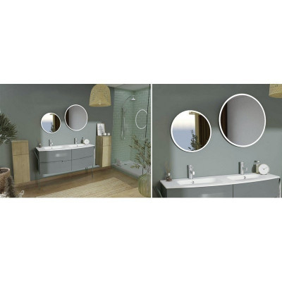 Miroir rond rétroéclairé Nona 50 cm SANIJURA