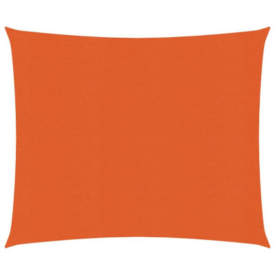 Voile toile d'ombrage parasol 160 g/m² orange 2,5 x 2,5 m PEHD 02_0009228