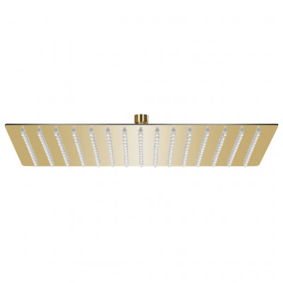 Pomme de douche pluie Inox 40x30 cm Rectangulaire Doré 02_0002096