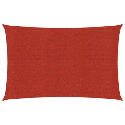 Voile d'ombrage 160 g/m² rouge 2,5 x 3,5 m PEHD 02_0009248