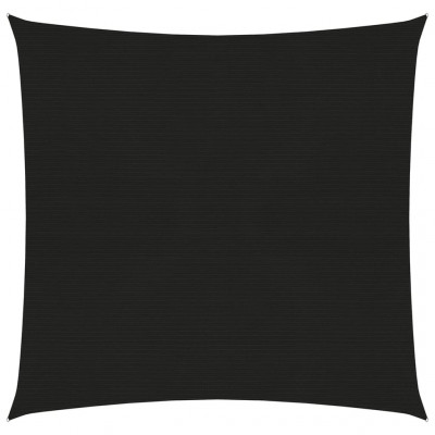 Voile d'ombrage 160 g/m² noir 6 x 6 m PEHD 02_0009224