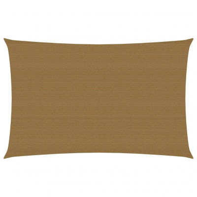 Voile d'ombrage 160 g/m² taupe 3 x 5 m PEHD 02_0009318