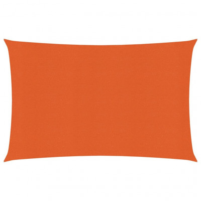 Voile d'ombrage 160 g/m² orange 3,5 x 4,5 m PEHD 02_0009240