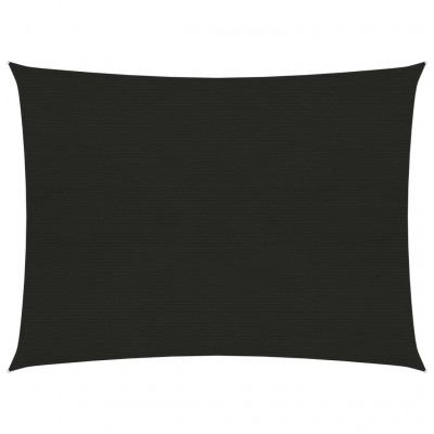 Voile d'ombrage 160 g/m² noir 6 x 7 m PEHD 02_0009226