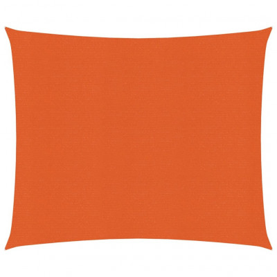 Voile d'ombrage 160 g/m² orange 3 x 3 m PEHD 02_0009243
