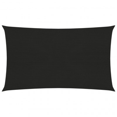 Voile d'ombrage 160 g/m² noir 5 x 8 m PEHD 02_0009223