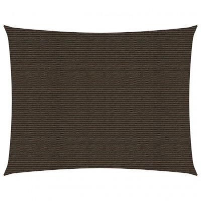 Voile d'ombrage 160 g/m² marron 3 x 4,5 m PEHD 02_0009156