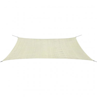 Parasol en pehd rectangulaire 4 x 6 m crème 02_0008591