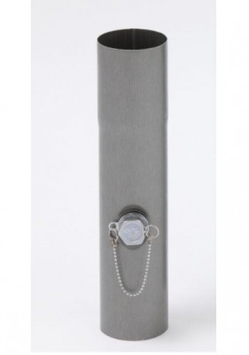 Récupérateur d'eau à vis anthra zinc diamètre 80 mm VM BUIDING SOLUTIONS FEDRUS