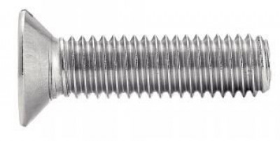 Vis métaux tête fendue hexagonale inox A2 5 x 50 mm boîte de 200 ACTON QUINCAILLERIE