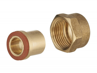 Raccord 2 pièces complet mâle 20 x 150 à souder diamètre 14 + Joints NOYON & THIEBAULT