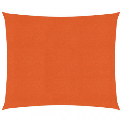 Voile toile d'ombrage parasol 160 g/m² 2,5 x 3 m PEHD orange 02_0009229