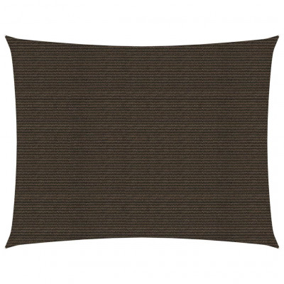 Voile d'ombrage 160 g/m² marron 2 x 3 m PEHD 02_0009140