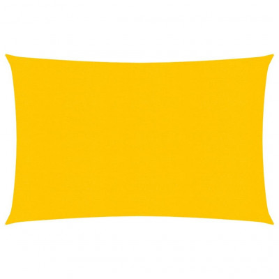 Voile d'ombrage 160 g/m² 3 x 4 m PEHD jaune 02_0009126