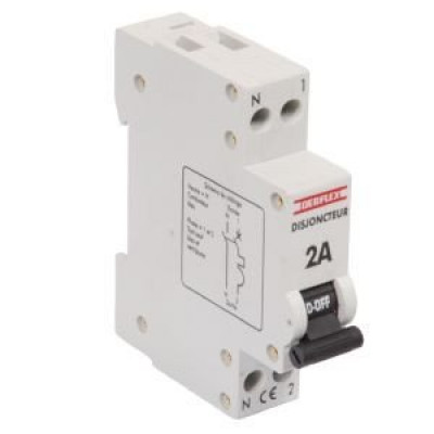Disjoncteur 2A PH+N DEBFLEX