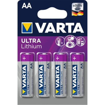 Piles Varta LR03 AAA par 4 Lithium CDIX ENERGIE / ALIMAR