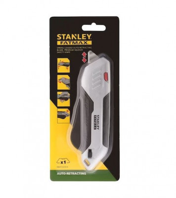 Couteau de sécurité métal à gâchette STANLEY BLACK & DECKER