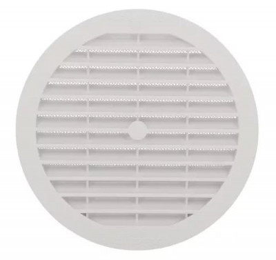Grille d’aération classique blanche diamètre 150 mm NICOLL