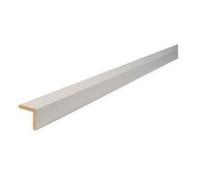 Angle arrondi pin prépeint blanc 35 x 35 2,40 m SOTRINBOIS