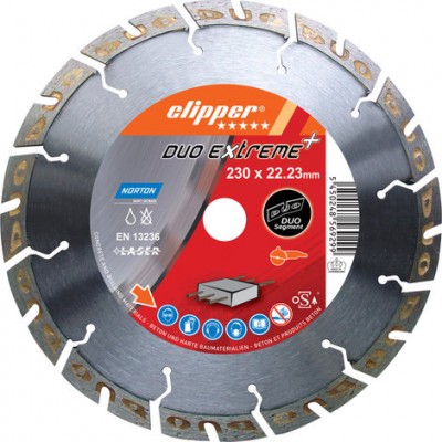 Disque diamant hauteur 15mm soudes laser diamètre 230mm