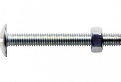 Boulon poêlier M8 x 40 4.8 zingue boite 200 VOLVIS