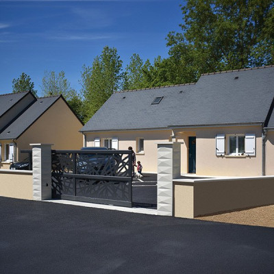 1 Pilier complet Trigone simple touch 29 x 29 x 16,7 cm WESER