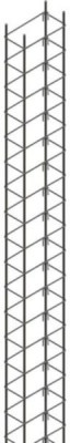 Armature de chaînage horizontal renforcé + raidisseurs verticaux 4HA12 + HA5 longueur 6 m 20 x 20 cm espacement 15 cm FIMUREX